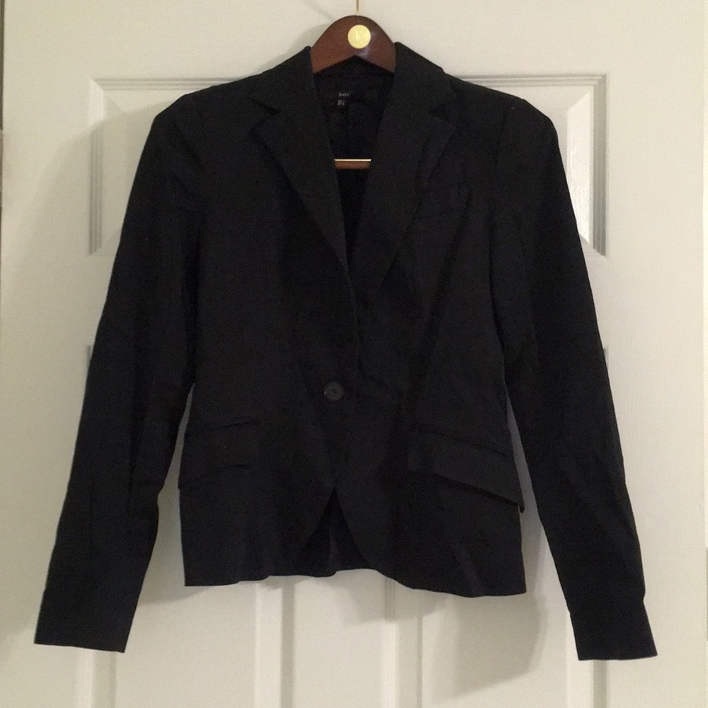 Zara basic cotton blazer